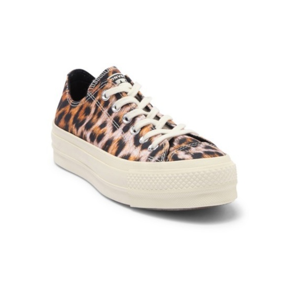 NWT Converse All Star Animal Print Platforms Lifts - Picture 7 of 8